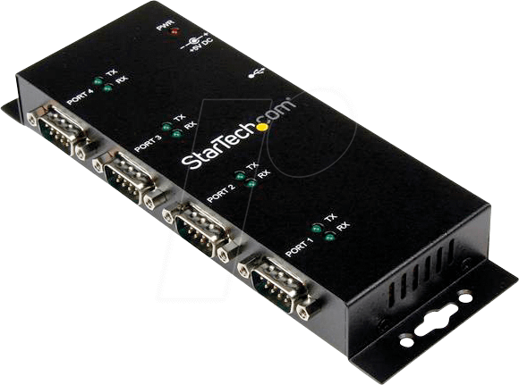 ST ICUSB2324I - Hub 4 Port, USB auf Seriell RS232 DB9 von StarTech.com