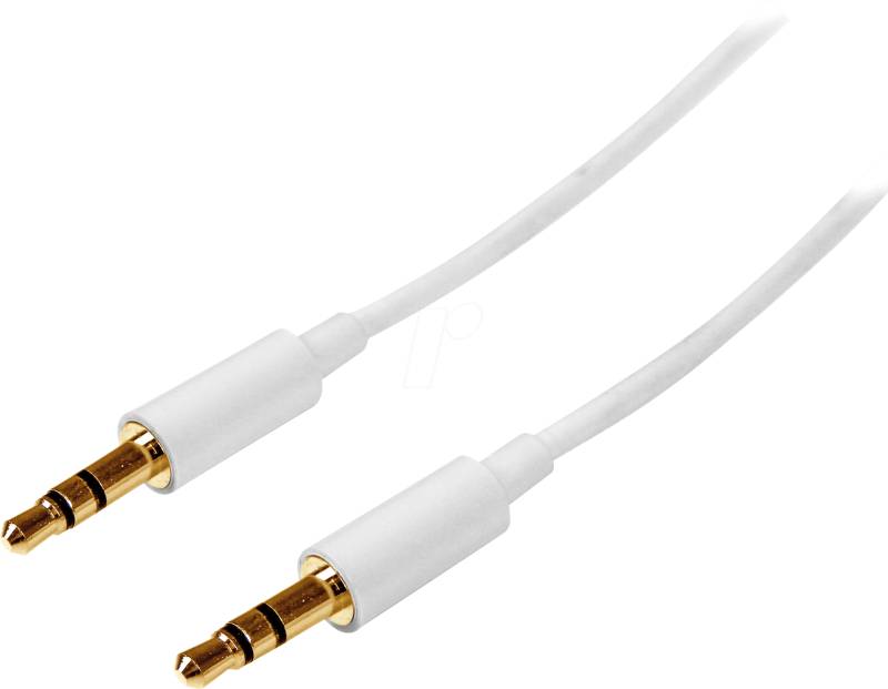 ST MU2MMMSWH - Audio Kabel, 3,5 mm Stereo Klinkenstecker, 2 m von StarTech.com