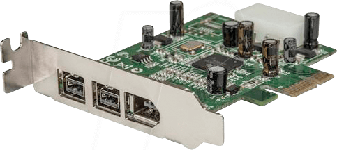 ST PEX1394B3LP - PCIe-Karte 3 Port 1394b 1394a Firewire ST PEX1394B3LP - PCIe-Karte 3 Port 1394b 1394a Firewire von StarTech.com