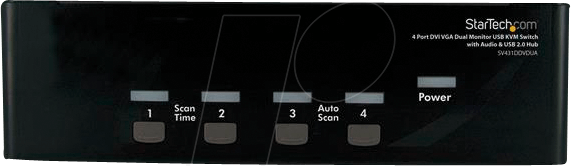 ST SV431DDVDUA - 4 Port DVI KVM USB Switch von StarTech.com