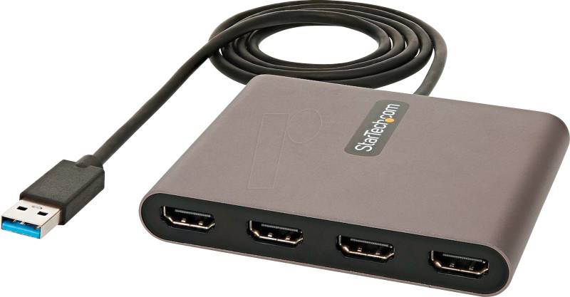 ST USB32HD4 - USB A Stecker auf 4x HDMI Adapter, 1080p, 1 m von StarTech.com
