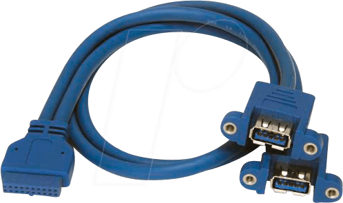 ST USB3SPNLAFHD - Pinheader Kabel IDC-Buchse > USB 5 Gb/s 2x Typ-A Buchse ST USB3SPNLAFHD - Pinheader Kabel IDC-Buchse > USB 5 Gb/s 2x Typ-A Buchse von StarTech.com