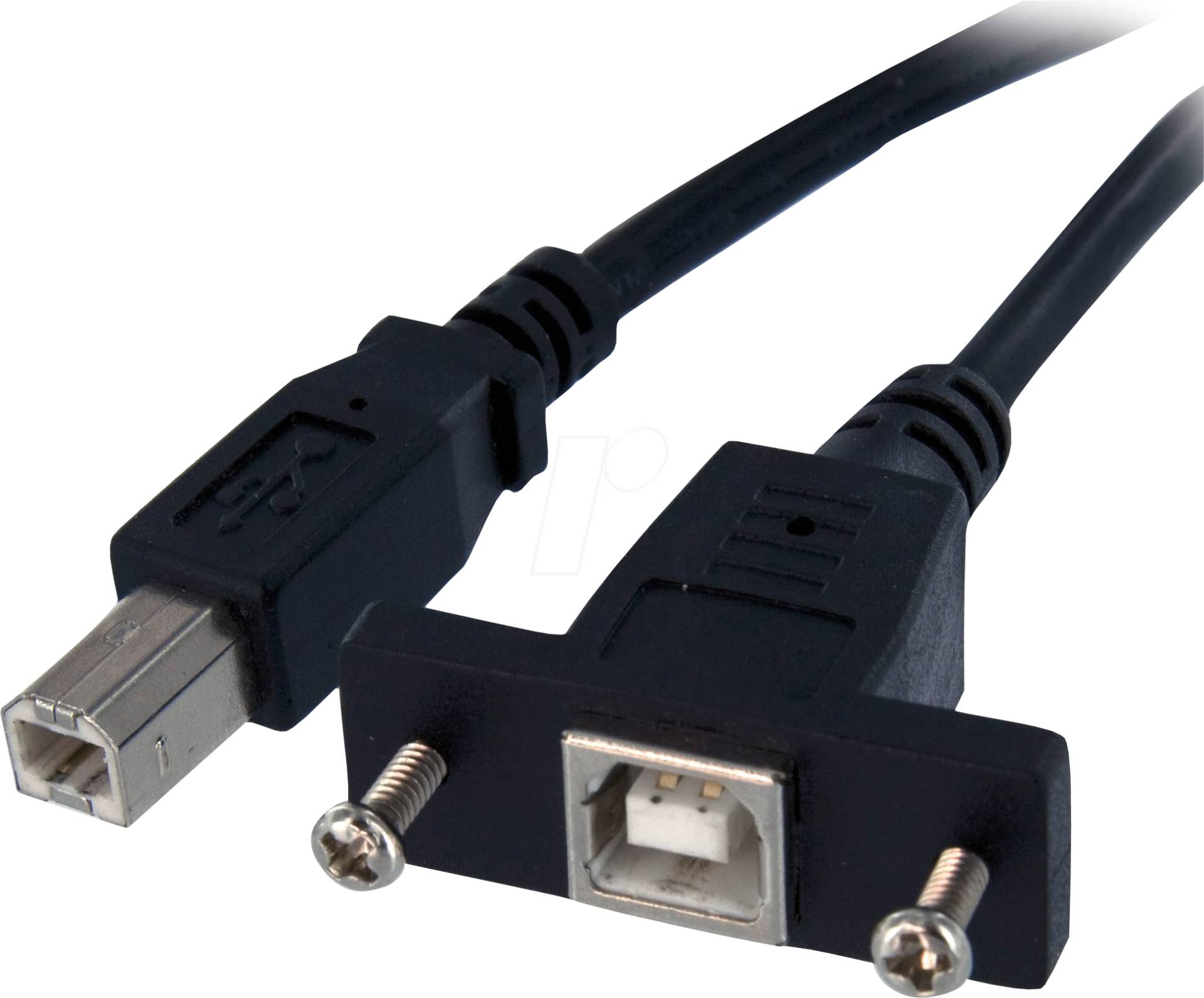 ST USBPNLBFBM1 - USB 2.0 Kabel USB-B St. auf Bu., schraubbar, 30 cm ST USBPNLBFBM1 - USB 2.0 Kabel USB-B St. auf Bu., schraubbar, 30 cm von StarTech.com