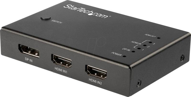 ST VS421HDDP - HDMI Switch, 4 Port, 3x HDMI 1x DP, 4K 60 Hz von StarTech.com