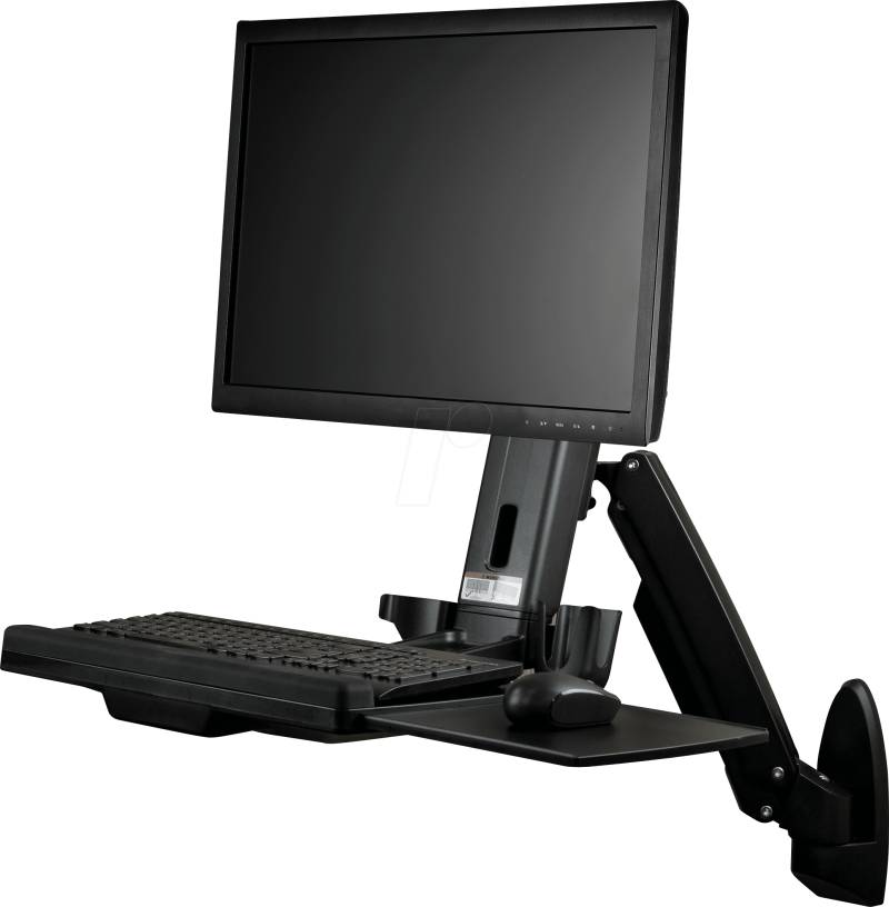 ST WALLSTS1 - Arbeitsstation, Monitorhalterung, bis 24'' verstellbar von StarTech.com