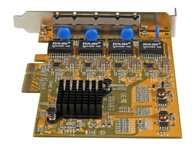 STARTECH 4 Port PCIe GbE Netzwerkkarte STARTECH 4 Port PCIe GbE Netzwerkkarte von StarTech.com