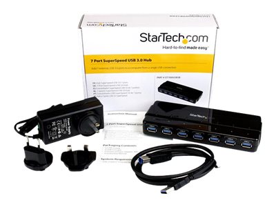 STARTECH ST7300USB3B 7 port USB 3.0 hub STARTECH ST7300USB3B 7 port USB 3.0 hub von StarTech.com