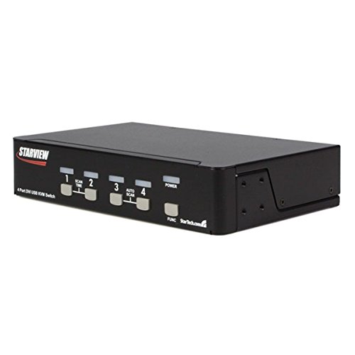 StarTech KVM-Switch mit Audio und USB-Hub (4 Ports, DVI, USB) von StarTech.com