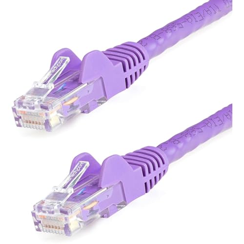 StarTech. com Cat6 Ethernet-Kabel, Cat6, 650 MHz, 100 W, PoE, RJ45, UTP, Netzwerk-/Patchkabel, Snagless, mit Zugentlastung, UL-Zertifiziert/TIA (N6PATCH35OR) Orange von StarTech