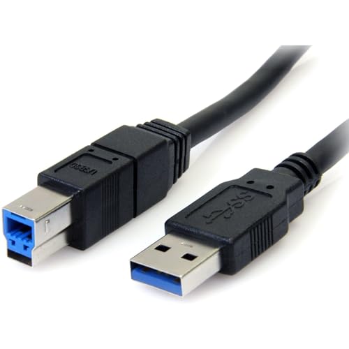 StarTech. com USB3SAB6BK SuperSpeed USB 3.0 Kabel A auf B - USB 3 A (m) auf USB 3 B (m) Schwarz von StarTech
