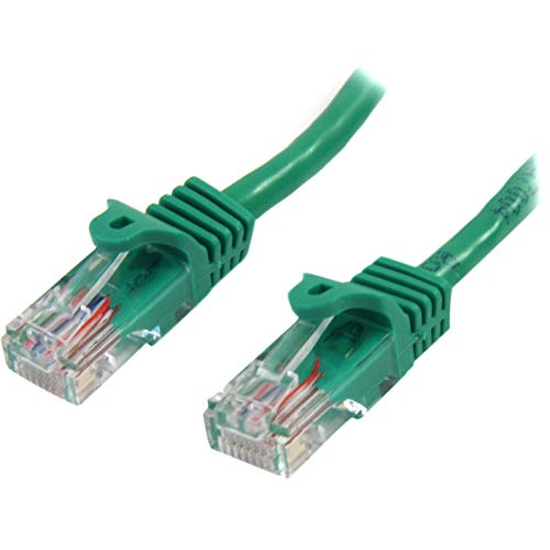 StarTech.com 0,5m Cat5e Ethernet Netzwerkkabel Snagless mit RJ45, Cat 5e UTP Kabel, Grün von StarTech.com