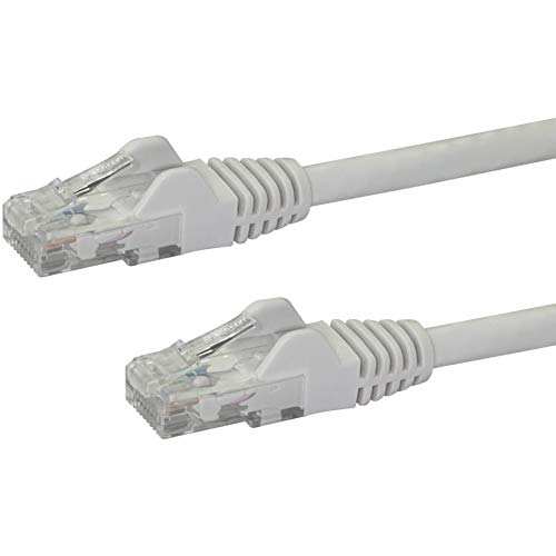 StarTech.com 0,5m Cat6 Snagless RJ45 Ethernet Netzwerkkabel - Weiß - 50cm Cat 6 UTP Kabel von StarTech.com