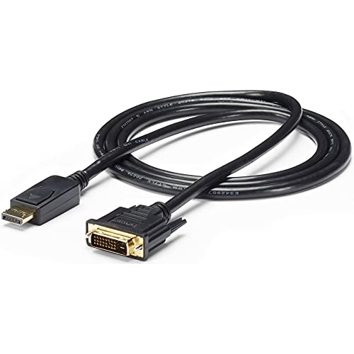 StarTech.com 1,8 m DisplayPort auf DVI-Kabel - DisplayPort zu DVI Kabel - DisplayPort-Monitorkabel - DP-Kabel - DVI auf DisplayPort-Konverter - 1920 x 1200 (DP2DVI2MM6) von StarTech.com