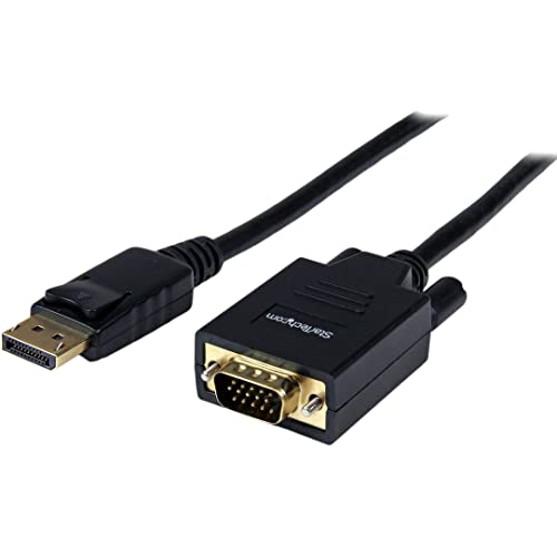 StarTech.com 1,8 m DisplayPort auf VGA-Kabel - DisplayPort Kabel VGA - DisplayPort VGA Konverter - DisplayPort 1.2 Kabel - DisplayPort VGA Kabel - DP auf VGA-Kabel (DP2VGAMM6) von StarTech.com