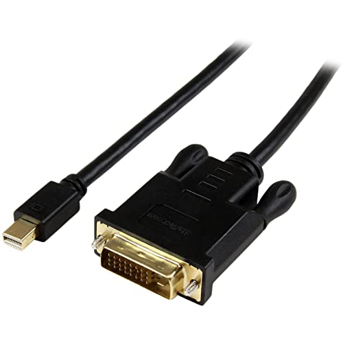 StarTech.com 1,8 m Mini-DisplayPort auf DVI-Kabel - Computer-Monitor-Kabel - mDP auf DVI-Kabel - Mini-DisplayPort auf DVI-D-Kabel - Mini-DP auf DVI-Kabel - 1920 x 1200 - Schwarz (MDP2DVIMM6BS) von StarTech.com