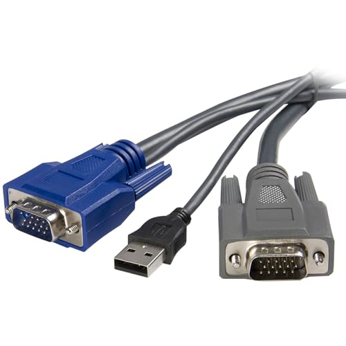 StarTech.com 1,8 m schlankes 2-in-1 USB VGA KVM-Kabel von StarTech.com