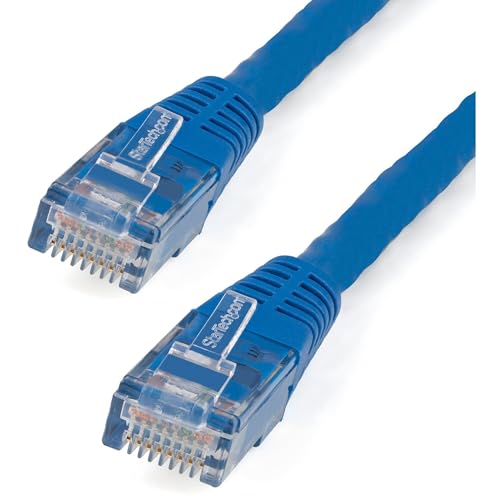 StarTech.com 1,8m Cat 6 RJ45 UTP Gigabit Netzwerkkabel, Cat6 Patchkabel Blau, St/St von StarTech.com