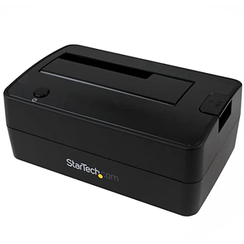 StarTech.com 1-Bay USB 3.1 auf SATA Festplatten Dockingstation, USB 3.1 (10 Gbit/s) Festplatten Dock, Externe 2,5/3,5" SATA III HDD/SSD Docking Station, Top-Loading Laufwerksschacht (SDOCKU313) von StarTech.com