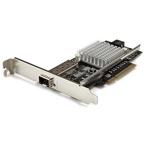 StarTech.com 1 Port 10G Open SFP+ Netzwerkkarte - PCIe - Intel Chip - MM/SM - PCI Express 10G NIC mit Open SFP+ - 10G Ethernet Karte von StarTech.com