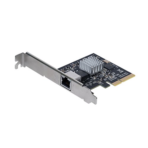 StarTech.com 1-Port PCIe 10GBase-T / NBASE-T Ethernet Netzwerkkarte, 5 Speed Netzwerk Unterstützung: 10G/5G/2,5G/100Mbit/s, PCIe 2.0 x4 von StarTech.com