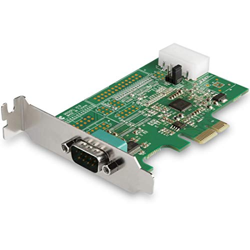 StarTech.com 1 Port Serielle PCI Express RS232 Adapter Karte - Serielle PCIe RS232 Kontroller Karte - PCIe zu Seriell DB9 - 16950 UART - Niedrigprofil-Erweiterungskarte - Windows & Linux (PEX1S953LP) von StarTech.com