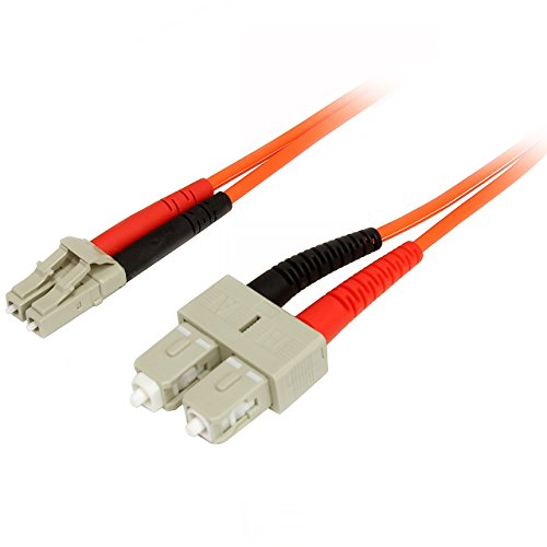 StarTech.com 1 m Multimode 50/125 Duplex LWL-Patchkabel LC - SC - Glasfaser Netzwerkkabel von StarTech.com