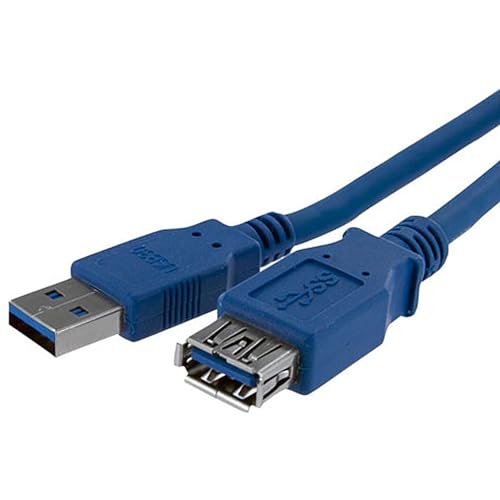 StarTech.com 1 m SuperSpeed USB 3.0 Verlängerungskabel, USB 3 Typ-A Kabel Verlängerung, Stecker/ Buchse, Blau StarTech.com 1 m SuperSpeed USB 3.0 Verlängerungskabel, USB 3 Typ-A Kabel Verlängerung, Stecker/ Buchse, Blau von STARTECH.COM