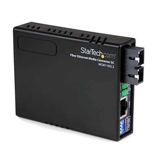 StarTech.com 10/100 Mbit/s Ethernet LWL / Glasfaser Multimode Medienkonverter SC 2km von StarTech.com