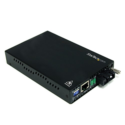 StarTech.com 10/100 Mbit/s Ethernet Single Mode LWL / Glasfaser SC Medienkonverter 30 km, 100Base-FX StarTech.com 10/100 Mbit/s Ethernet Single Mode LWL / Glasfaser SC Medienkonverter 30 km, 100Base-FX von STARTECH.COM