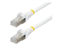 StarTech.com 10 m CAT6a Kabel - LSZH-Raucharm, Halogenfrei - 10 Gigabit RJ45 LAN Kabel - SFTP Patchkabel - Weiß - CAT6a Verlegekabel - Abgeschirmtes Netzwerkkabel/Ethernet Kabel, 10 m, Cat6a, S/FTP (S-STP), RJ-45, RJ-45 von StarTech.com