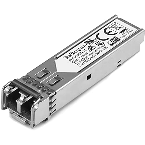 StarTech.com 1000BASE-ZX - Gigabit Transceiver - LC Fiber - MSA konform - 80 km - Gigabit SFP Modul - Single Mode SFP - 1550nm von StarTech.com