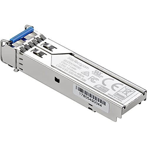 StarTech.com 1000Base-EX - Gigabit Transceiver - LC Fiber - MSA konform - 40 km - Gigabit SFP Modul - Single Mode SFP von StarTech.com