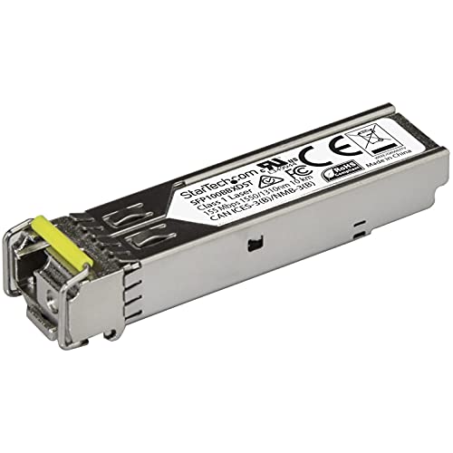 StarTech.com 100BASE-BX - Downstream - 100 Mbit/s Transceiver - LC Fiber - MSA konform - 10 km - 100 Mbit/s SFP Modul - Single Mode SFP von StarTech.com