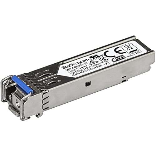 StarTech.com 100BASE-BX - Upstream - 100 Mbit/s Transceiver - LC Fiber - MSA konform - 10 km - 100 Mbit/s SFP Modul - Single Mode SFP von StarTech.com