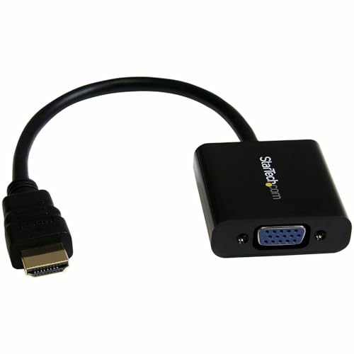 StarTech.com 1080p 60Hz HDMI auf VGA Hochgeschwindigkeits Display Adapter - Aktiver HDMI auf VGA (Stecker auf Buchse) Video Konverter für Laptop/PC/Monitor (HD2VGAE2) von StarTech.com