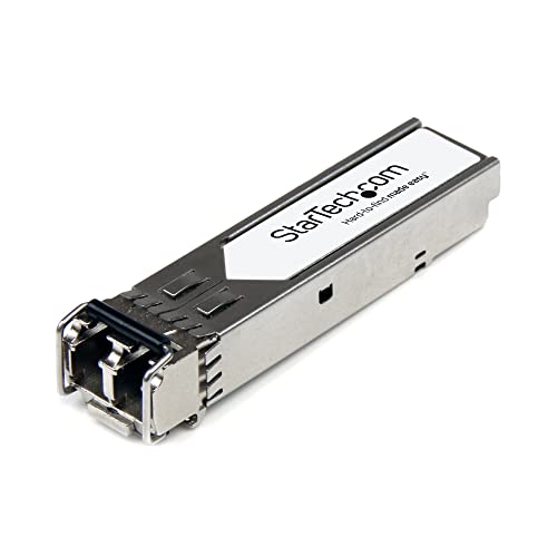 StarTech.com 10G-SFPP-SR-ST Transceiver Modul (SFP+ Module, 10GBase-SR Brocade kompatibel, Glasfaser, 850 nm, LC Multimode mit DDM) von StarTech.com