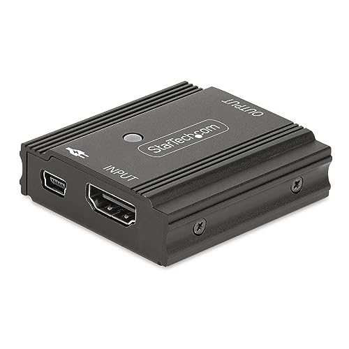 StarTech.com 10m 8K 60Hz HDMI Verstärker, Aktive HDMI 2.1 Verlängerung und Video Signalverstärker bis zu 8K 60Hz/4K 144Hz, Kompakter HDMI Kabel Extender/Booster, HDMI Repeater (33FT-8K-HDMI-BOOSTER) StarTech.com 10m 8K 60Hz HDMI Verstärker, Aktive HDMI 2.1 Verlängerung und Video Signalverstärker bis zu 8K 60Hz/4K 144Hz, Kompakter HDMI Kabel Extender/Booster, HDMI Repeater (33FT-8K-HDMI-BOOSTER) von StarTech.com