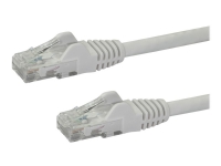 StarTech.com 10m CAT6 Ethernet Kabel, 10 Gigabit Snagless RJ45 650MHz 100W PoE Patch Cord, CAT 6 10GbE UTP Netzwerkkabel w/Strain Relief, Weiß, Fluke Getestet/Verkabelung ist UL Zertifiziert/TIA - Kategorie 6 - 24AWG (N6PATC10MWH) - Patchkabel - RJ-45 (Stecker) zu RJ-45 (Stecker) - 10 m - CAT 6 - vergossen, knotenlos - Weiß von StarTech.com