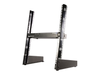 StarTech.com 12 HE 19 Desktop 2 Pfosten Open Frame Rack, Freistehendes Gestell, 12U, 50 kg, 2,69 kg, Schwarz von StarTech.com