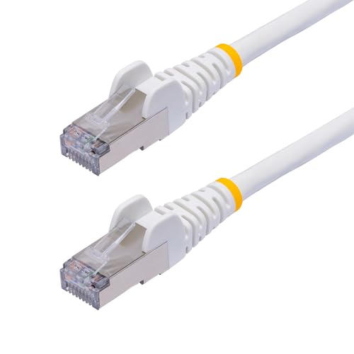 StarTech.com 12 m Weißes CAT8 Netzwerkkabel, Snagless RJ45 Patchkabel, 25G/40G LAN Kabel, 2000MHz, 100W PoE++, S/FTP, LSZH StarTech.com 12 m Weißes CAT8 Netzwerkkabel, Snagless RJ45 Patchkabel, 25G/40G LAN Kabel, 2000MHz, 100W PoE++, S/FTP, LSZH von StarTech.com