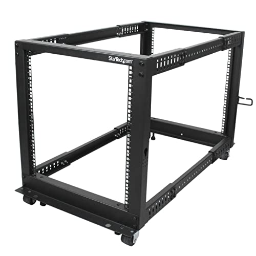 StarTech.com 12U Server Rack - Open Frame Adjustable Depth 4 Post Rack, 4POSTRACK12U (Adjustable Depth 4 Post Rack) von StarTech.com