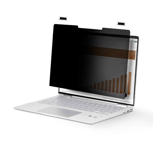 StarTech.com 14" 16:9 Touch Blickschutzfilter, Laptop Sichtschutzfilter, Anti-Glare Blaulichtfilter, Flip-Over Blickschutz von StarTech.com