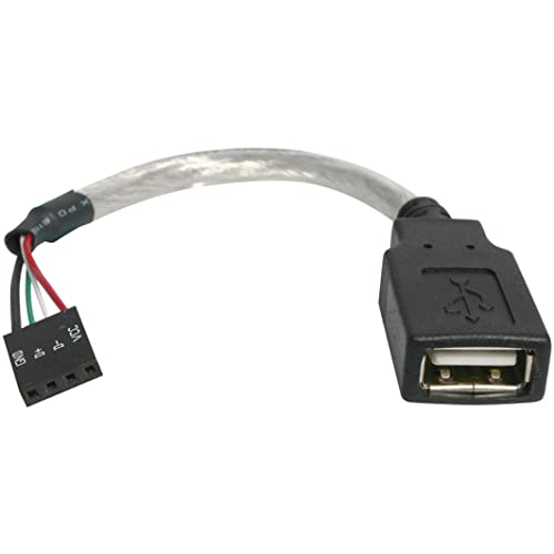 StarTech.com 15 cm USB 2.0 Kabel - USB A-Buchse auf USB Mainboard 4pin Header - Buchse/Buchse - USB Pinheader Kabel 4-polig von StarTech.com
