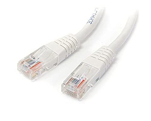 StarTech.com 15m Cat5e RJ45 UTP Patchkabel - Cat 5e Netzwerkkabel - Weiß von STARTECH.COM