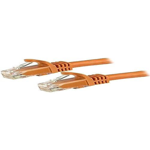 StarTech.com 15m Cat6 Snagless Gigabit UTP Netzwerkkabel - Cat 6 RJ45 Netzwerkkabel mit Knickschutz - Orange von StarTech.com