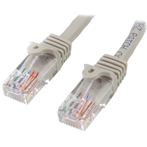 StarTech.com 1m Cat5e RJ45 UTP Netzwerkkabel Snagless - Cat 5e Patchkabel - Grau - Stecker / Stecker von StarTech.com