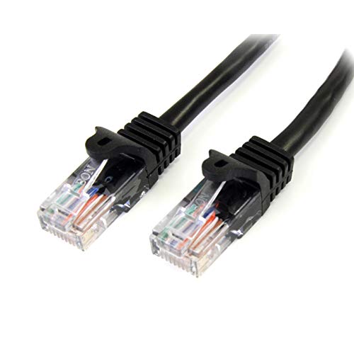 StarTech.com 1m Cat5e RJ45 UTP Netzwerkkabel Snagless - Cat 5e Patchkabel - Schwarz - Stecker / Stecker von StarTech.com