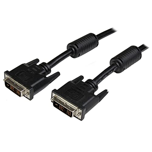 StarTech.com 1m DVI-D Single Link Kabel, St/St, DVI Monitorkabel, 1920x1200, DVI Verbindungskabel/Anschlusskabel, Schwarz von StarTech.com