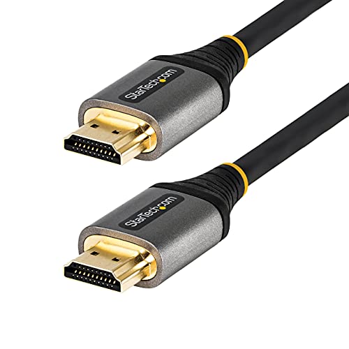 StarTech.com 1m HDMI 2.1 Kabel 8K - Zertifiziertes Ultra High Speed HDMI Kabel 48Gbit/s - 8K 60Hz/4K 120Hz HDR10+ eARC - UHD 8K HDMI Monitorkabel - Monitor/TV - Flexible TPE Ummantelung (HDMM21V1M) von StarTech.com