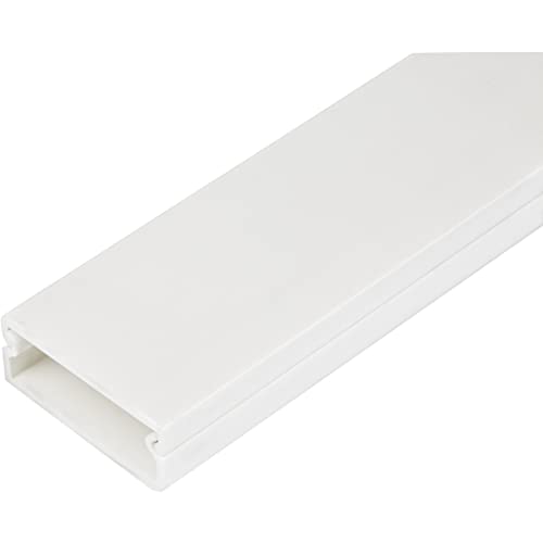 StarTech.com 1m Kabelkanal Selbstklebend - 32x11mm - PVC - Sockelleiste/Wandkabelkanal - bis zu 12 Kabel - UL geprüft (CBMWWD3211) von StarTech